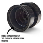 110mm Air Admittance Valve – Female Push Fit & Solvent Weld Fitting for Soil Vent Pipes LavaTap