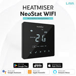 Heatmiser NeoStat WIFI Thermostat - Carbon Black Heatmiser