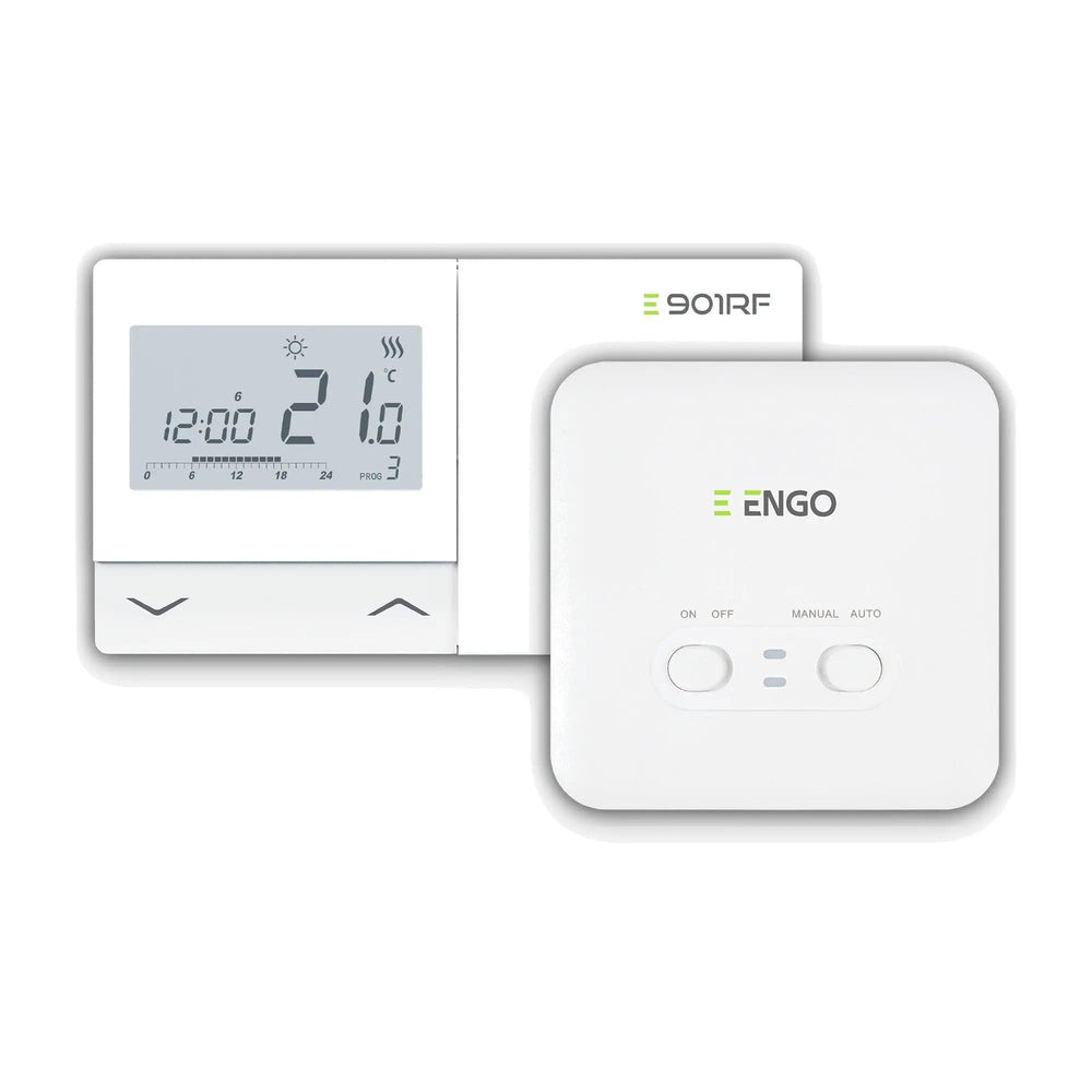 ENGO E901-RF wireless thermostat and receiver