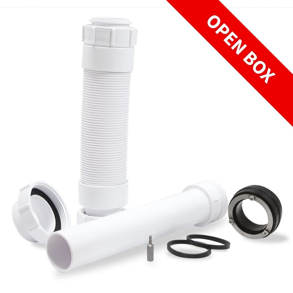 OPENBOX - Jepp Cone Toilet Flush Cone WC Inlet Seal Pan Connector Flush Pipe (Jepp Flex Kit with Jepp Cone) Jepp