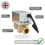 OPENBOX - Banico ZVC22 2 Port Valve and Body with Connector Banico